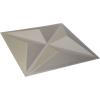 imageEkena Millwork WP12X12KEWHCASE50 11 78quotW x 11 78quotH Kent EnduraWall Decorative 3D Wall Panel Covers 4896 Sq Ft 50PKAluminum