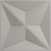 imageEkena Millwork WP12X12KEWHCASE50 11 78quotW x 11 78quotH Kent EnduraWall Decorative 3D Wall Panel Covers 4896 Sq Ft 50PKAluminum