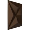 imageEkena Millwork WP12X12KEWHCASE50 11 78quotW x 11 78quotH Kent EnduraWall Decorative 3D Wall Panel Covers 4896 Sq Ft 50PKAntique Brass