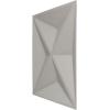 imageEkena Millwork WP12X12KEWHCASE50 11 78quotW x 11 78quotH Kent EnduraWall Decorative 3D Wall Panel Covers 4896 Sq Ft 50PKBright Chrome