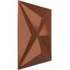 imageEkena Millwork WP12X12KEWHCASE50 11 78quotW x 11 78quotH Kent EnduraWall Decorative 3D Wall Panel Covers 4896 Sq Ft 50PKCopper