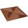 imageEkena Millwork WP12X12KEWHCASE50 11 78quotW x 11 78quotH Kent EnduraWall Decorative 3D Wall Panel Covers 4896 Sq Ft 50PKCopper