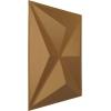 imageEkena Millwork WP12X12KEWHCASE50 11 78quotW x 11 78quotH Kent EnduraWall Decorative 3D Wall Panel Covers 4896 Sq Ft 50PKGold