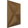imageEkena Millwork WP12X12KEWHCASE50 11 78quotW x 11 78quotH Kent EnduraWall Decorative 3D Wall Panel Covers 4896 Sq Ft 50PKGold Rush