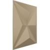 imageEkena Millwork WP12X12KEWHCASE50 11 78quotW x 11 78quotH Kent EnduraWall Decorative 3D Wall Panel Covers 4896 Sq Ft 50PKMetallic Champagne Mist