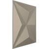 imageEkena Millwork WP12X12KEWHCASE50 11 78quotW x 11 78quotH Kent EnduraWall Decorative 3D Wall Panel Covers 4896 Sq Ft 50PKMetallic Silver