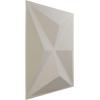 imageEkena Millwork WP12X12KEWHCASE50 11 78quotW x 11 78quotH Kent EnduraWall Decorative 3D Wall Panel Covers 4896 Sq Ft 50PKSatin Blossom White