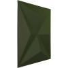 imageEkena Millwork WP12X12KEWHCASE50 11 78quotW x 11 78quotH Kent EnduraWall Decorative 3D Wall Panel Covers 4896 Sq Ft 50PKSatin Canyon Green