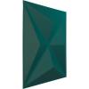 imageEkena Millwork WP12X12KEWHCASE50 11 78quotW x 11 78quotH Kent EnduraWall Decorative 3D Wall Panel Covers 4896 Sq Ft 50PKSatin Lagoon