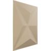imageEkena Millwork WP12X12KEWHCASE50 11 78quotW x 11 78quotH Kent EnduraWall Decorative 3D Wall Panel Covers 4896 Sq Ft 50PKSmokey Beige