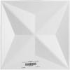 imageEkena Millwork WP12X12KEWHCASE50 11 78quotW x 11 78quotH Kent EnduraWall Decorative 3D Wall Panel Covers 4896 Sq Ft 50PKWhite