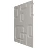 imageEkena Millwork WP12X12OSWH 11 78quotW x 11 78quotH Oslo EnduraWall Decorative 3D Wall Panel Covers 098 Sq FtAged Copper
