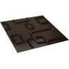 imageEkena Millwork WP12X12OSWH 11 78quotW x 11 78quotH Oslo EnduraWall Decorative 3D Wall Panel Covers 098 Sq FtMetallic Rust Mist