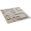 imageEkena Millwork WP12X12OSWH 11 78quotW x 11 78quotH Oslo EnduraWall Decorative 3D Wall Panel Covers 098 Sq FtSatin Blossom White