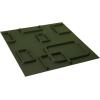 imageEkena Millwork WP12X12OSWH 11 78quotW x 11 78quotH Oslo EnduraWall Decorative 3D Wall Panel Covers 098 Sq FtSatin Canyon Green