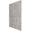 imageEkena Millwork WP12X12OSWH 11 78quotW x 11 78quotH Oslo EnduraWall Decorative 3D Wall Panel Covers 098 Sq FtSatin Canyon Green