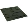 imageEkena Millwork WP12X12OSWH 11 78quotW x 11 78quotH Oslo EnduraWall Decorative 3D Wall Panel Covers 098 Sq FtSatin Hunt Club Green