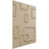 imageEkena Millwork WP12X12OSWH 11 78quotW x 11 78quotH Oslo EnduraWall Decorative 3D Wall Panel Covers 098 Sq FtSmokey Beige
