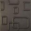 imageEkena Millwork WP12X12OSWH 11 78quotW x 11 78quotH Oslo EnduraWall Decorative 3D Wall Panel Covers 098 Sq FtWeathered Steel