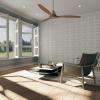 imageEkena Millwork WP12X12OSWH 11 78quotW x 11 78quotH Oslo EnduraWall Decorative 3D Wall Panel Covers 098 Sq FtWhite