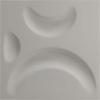 imageEkena Millwork WP12X12SEWH 11 78quotW x 11 78quotH Seville EnduraWall Decorative 3D Wall Panel Covers 098 Sq FtAluminum
