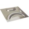 imageEkena Millwork WP12X12SEWH 11 78quotW x 11 78quotH Seville EnduraWall Decorative 3D Wall Panel Covers 098 Sq FtBright Chrome