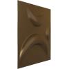 imageEkena Millwork WP12X12SEWH 11 78quotW x 11 78quotH Seville EnduraWall Decorative 3D Wall Panel Covers 098 Sq FtChampagne Bronze