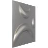 imageEkena Millwork WP12X12SEWH 11 78quotW x 11 78quotH Seville EnduraWall Decorative 3D Wall Panel Covers 098 Sq FtDark Steel