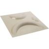 imageEkena Millwork WP12X12SEWH 11 78quotW x 11 78quotH Seville EnduraWall Decorative 3D Wall Panel Covers 098 Sq FtMetalic Pearl Mist