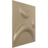 imageEkena Millwork WP12X12SEWH 11 78quotW x 11 78quotH Seville EnduraWall Decorative 3D Wall Panel Covers 098 Sq FtMetallic Champagne Mist