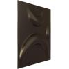 imageEkena Millwork WP12X12SEWH 11 78quotW x 11 78quotH Seville EnduraWall Decorative 3D Wall Panel Covers 098 Sq FtMetallic Dark Bronze