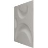 imageEkena Millwork WP12X12SEWH 11 78quotW x 11 78quotH Seville EnduraWall Decorative 3D Wall Panel Covers 098 Sq FtMetallic Rust Mist