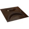 imageEkena Millwork WP12X12SEWH 11 78quotW x 11 78quotH Seville EnduraWall Decorative 3D Wall Panel Covers 098 Sq FtMystic Brown