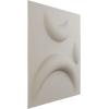 imageEkena Millwork WP12X12SEWH 11 78quotW x 11 78quotH Seville EnduraWall Decorative 3D Wall Panel Covers 098 Sq FtSatin Blossom White