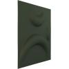 imageEkena Millwork WP12X12SEWH 11 78quotW x 11 78quotH Seville EnduraWall Decorative 3D Wall Panel Covers 098 Sq FtSatin Hunt Club Green