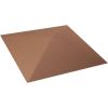 imageEkena Millwork WP12X12SKWH 11 78quotW x 11 78quotH Sellek EnduraWall Decorative 3D Wall Panel Covers 098 Sq FtAged Copper