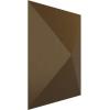imageEkena Millwork WP12X12SKWH 11 78quotW x 11 78quotH Sellek EnduraWall Decorative 3D Wall Panel Covers 098 Sq FtChampagne Bronze