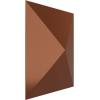 imageEkena Millwork WP12X12SKWH 11 78quotW x 11 78quotH Sellek EnduraWall Decorative 3D Wall Panel Covers 098 Sq FtCopper