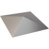 imageEkena Millwork WP12X12SKWH 11 78quotW x 11 78quotH Sellek EnduraWall Decorative 3D Wall Panel Covers 098 Sq FtDark Steel