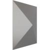 imageEkena Millwork WP12X12SKWH 11 78quotW x 11 78quotH Sellek EnduraWall Decorative 3D Wall Panel Covers 098 Sq FtDark Steel