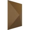 imageEkena Millwork WP12X12SKWH 11 78quotW x 11 78quotH Sellek EnduraWall Decorative 3D Wall Panel Covers 098 Sq FtGold Rush
