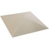imageEkena Millwork WP12X12SKWH 11 78quotW x 11 78quotH Sellek EnduraWall Decorative 3D Wall Panel Covers 098 Sq FtMetalic Pearl Mist