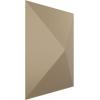 imageEkena Millwork WP12X12SKWH 11 78quotW x 11 78quotH Sellek EnduraWall Decorative 3D Wall Panel Covers 098 Sq FtMetallic Champagne Mist