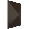 imageEkena Millwork WP12X12SKWH 11 78quotW x 11 78quotH Sellek EnduraWall Decorative 3D Wall Panel Covers 098 Sq FtMetallic Dark Bronze