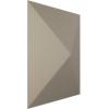 imageEkena Millwork WP12X12SKWH 11 78quotW x 11 78quotH Sellek EnduraWall Decorative 3D Wall Panel Covers 098 Sq FtMetallic Silver