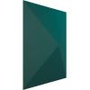 imageEkena Millwork WP12X12SKWH 11 78quotW x 11 78quotH Sellek EnduraWall Decorative 3D Wall Panel Covers 098 Sq FtSatin Lagoon
