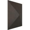 imageEkena Millwork WP12X12SKWH 11 78quotW x 11 78quotH Sellek EnduraWall Decorative 3D Wall Panel Covers 098 Sq FtWeathered Steel