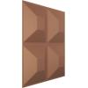 imageEkena Millwork WP12X12SWWH 11 78quotW x 11 78quotH Swindon EnduraWall Decorative 3D Wall Panel Covers 098 Sq FtAged Copper
