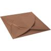 imageEkena Millwork WP12X12SWWH 11 78quotW x 11 78quotH Swindon EnduraWall Decorative 3D Wall Panel Covers 098 Sq FtAged Copper