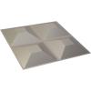 imageEkena Millwork WP12X12SWWH 11 78quotW x 11 78quotH Swindon EnduraWall Decorative 3D Wall Panel Covers 098 Sq FtAluminum